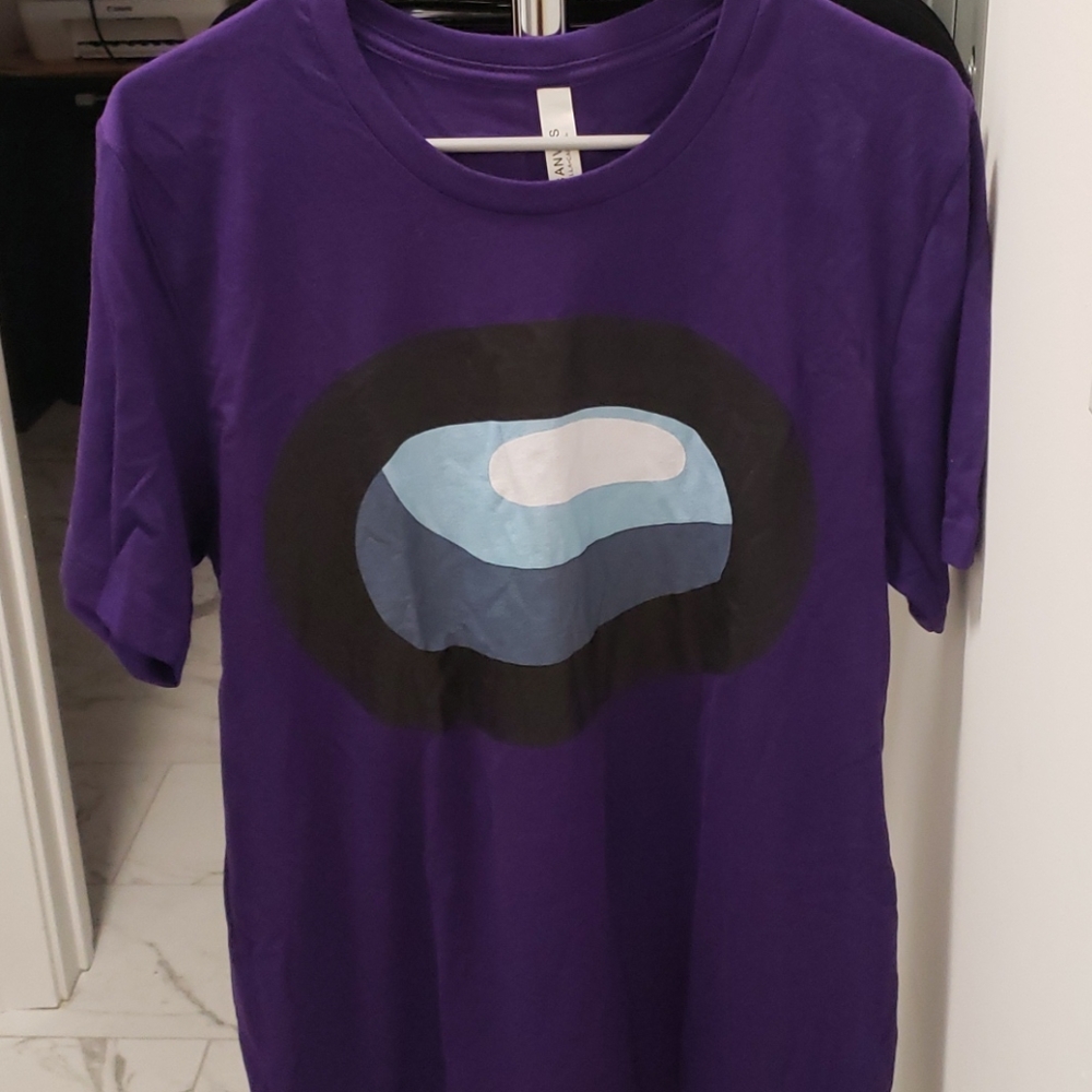 Among Us Costume Shirt Purple size Large